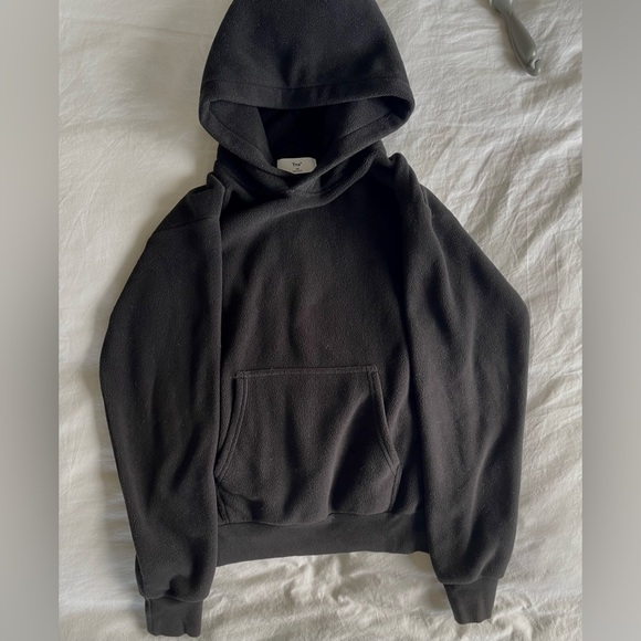 TNA POLAR FLEECE black hoodie - Picture 1 of 2